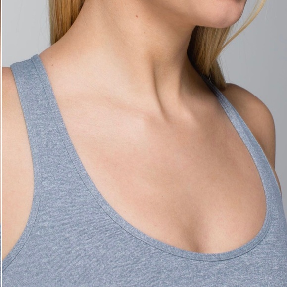 Lululemon Heathered Grey Cool Racerback Ta… - Picture 5 of 10